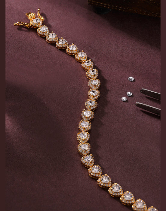 Gilded Hearts Bracelet