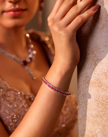 Crimson Radiance Bracelet