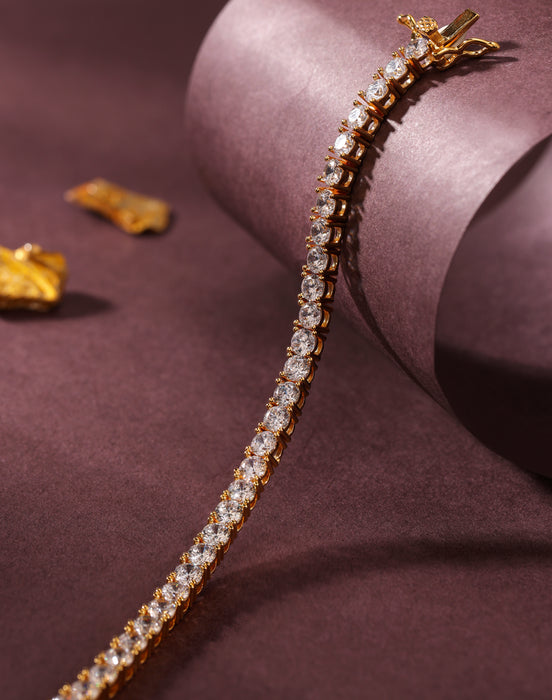 Classic Tennis Bracelet Gold