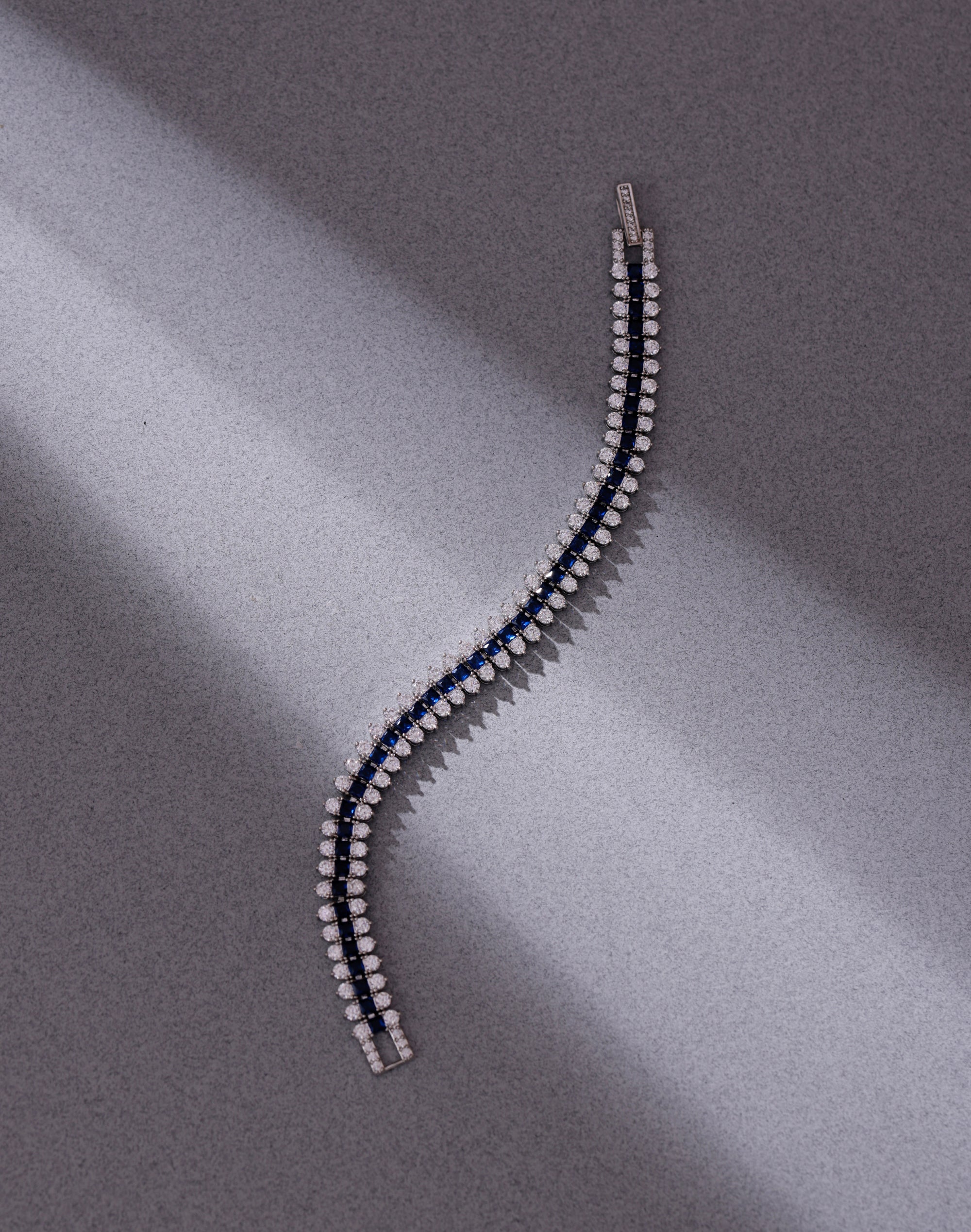 Dual Row Sapphire Bracelet