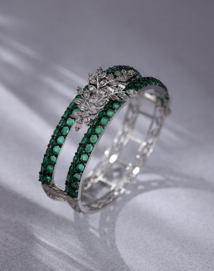 Emerald Bloom Cuff