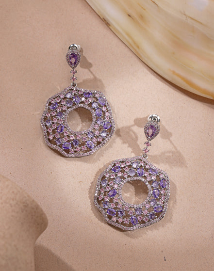 Iris Hoop Earrings