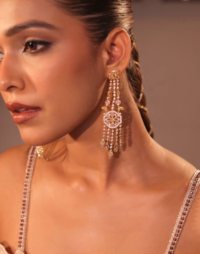 Floral Medallion Earrings