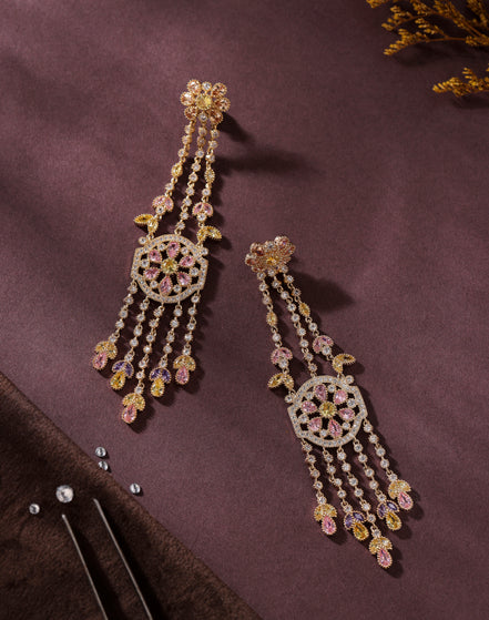 Floral Medallion Earrings