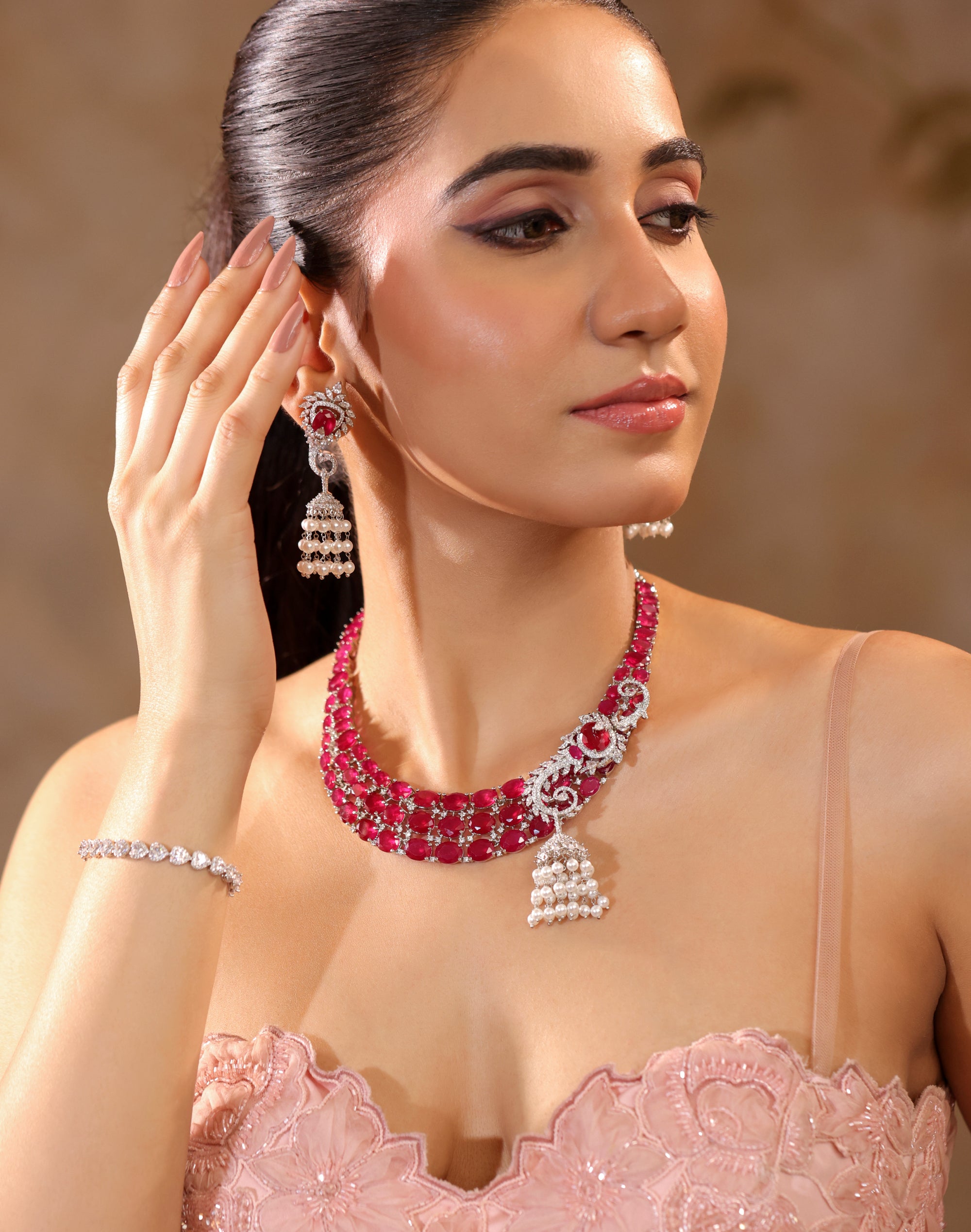 Rosetta Pearl Set